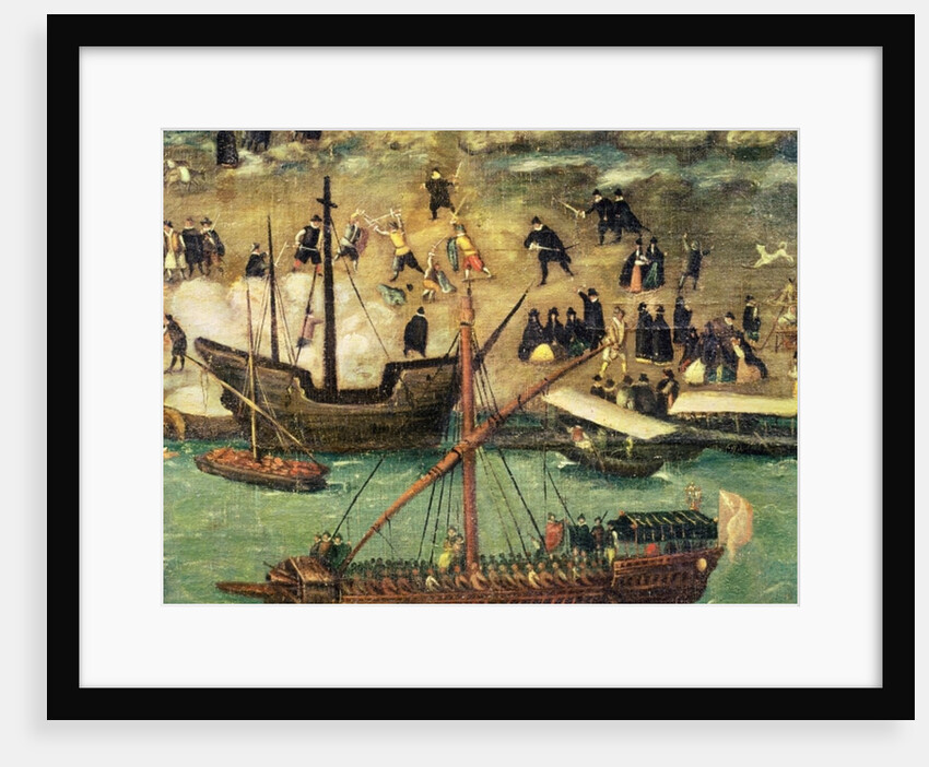 The Port of Seville, c.1590 by Alonso Sanchez Coello