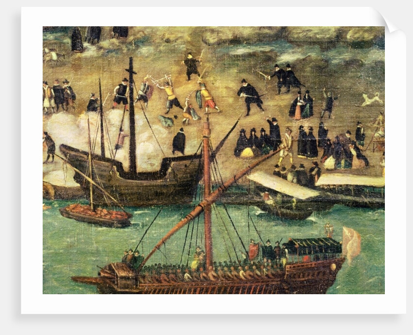 The Port of Seville, c.1590 by Alonso Sanchez Coello