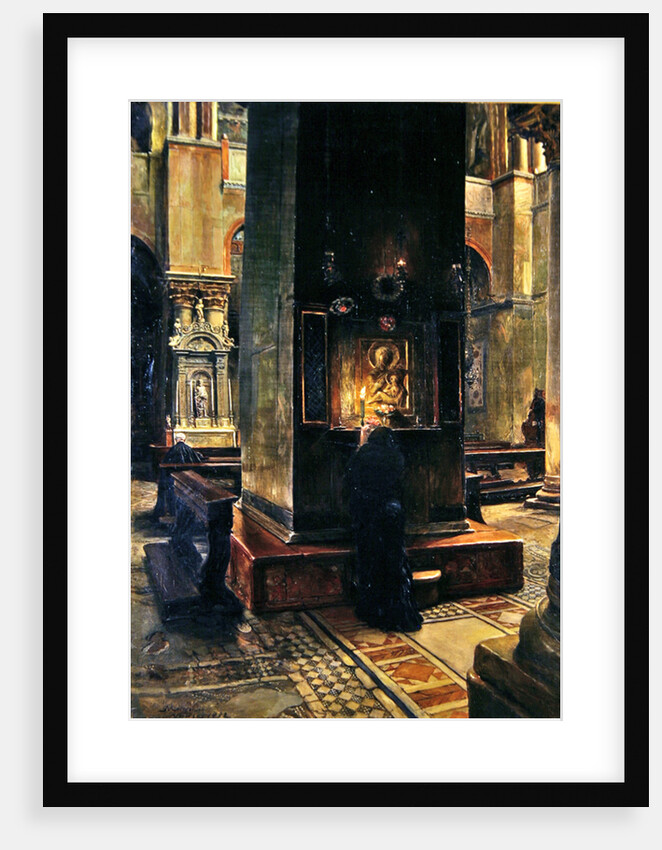 The Madonna del Bacio at San Marco, Venice, 1882 by Jean-Louis Ernest Meissonier