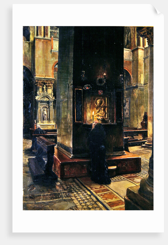 The Madonna del Bacio at San Marco, Venice, 1882 by Jean-Louis Ernest Meissonier