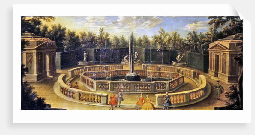The Bosquet des Domes at Versailles by French School