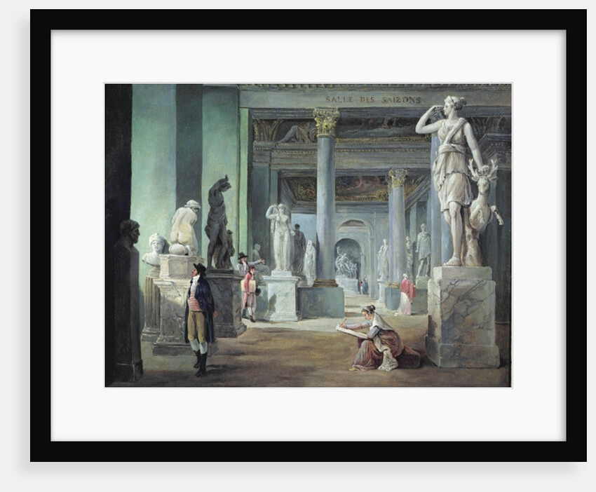 The Salle des Saisons at the Louvre, c.1802 by Hubert Robert