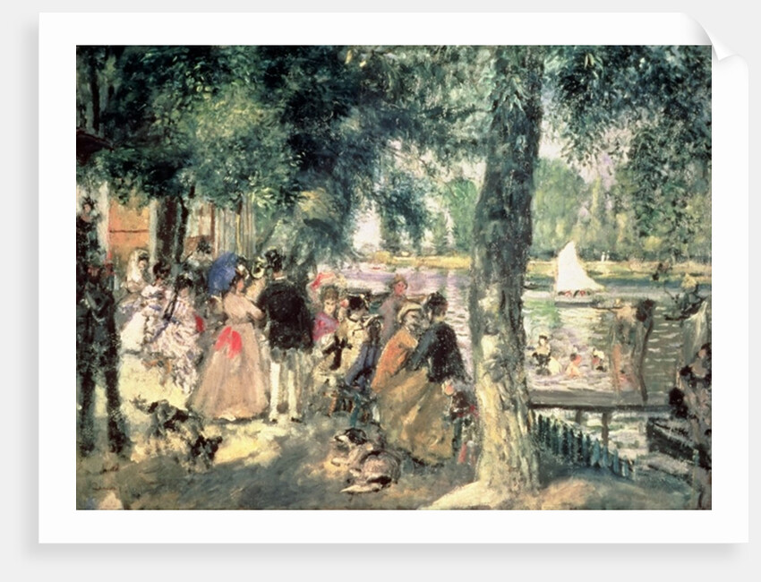 Baignade dans la seine, 1868 by Pierre Auguste Renoir