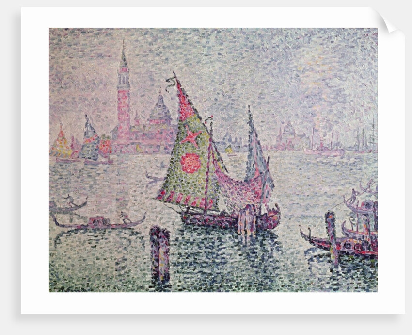 The Green Sail, Venice, 1904 by Paul Signac