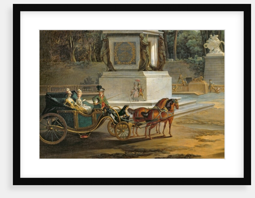 The Entrance to the Tuileries from the Place Louis XV in Paris, c.1775 by Jacques Philippe Joseph de Saint-Quentin