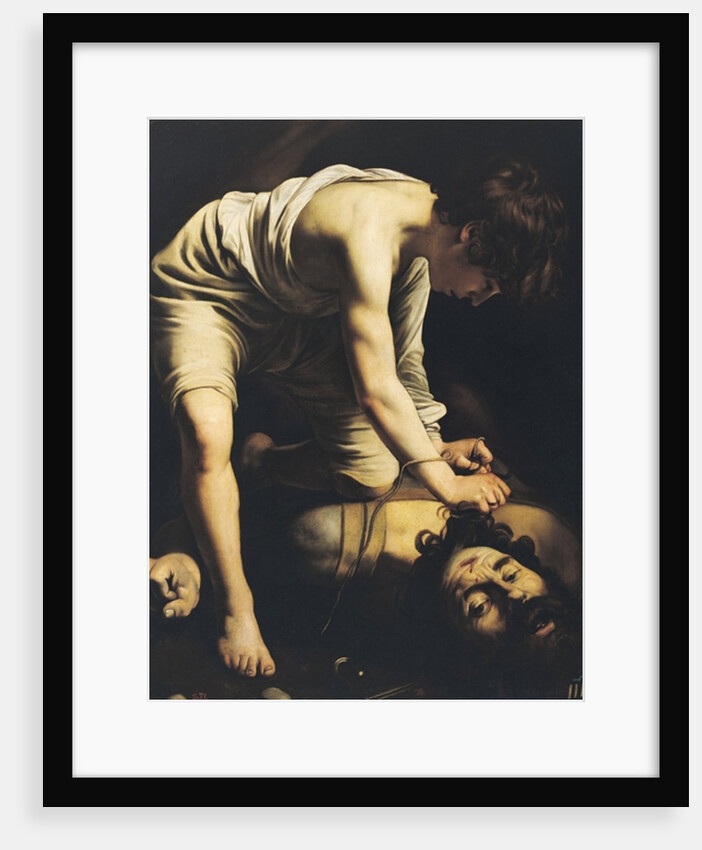 David Victorious over Goliath, c.1600 by Michelangelo Merisi da Caravaggio