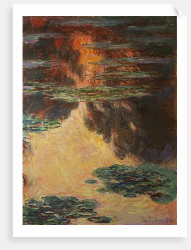 Waterlilies, detail, 1907 by Claude Monet