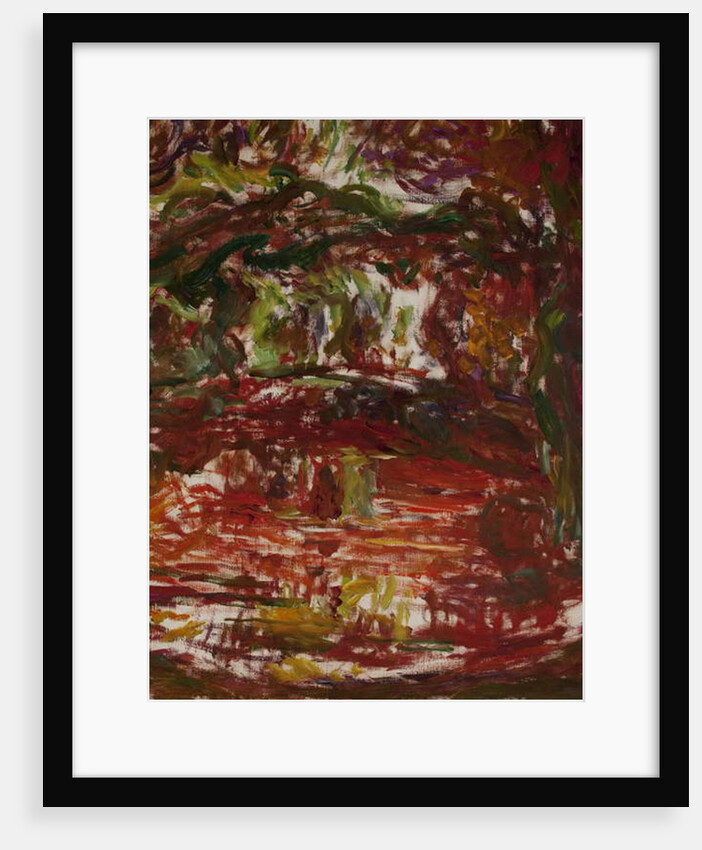 The Japanese Bridge at Giverny, detail, 1918-24 by Claude Monet