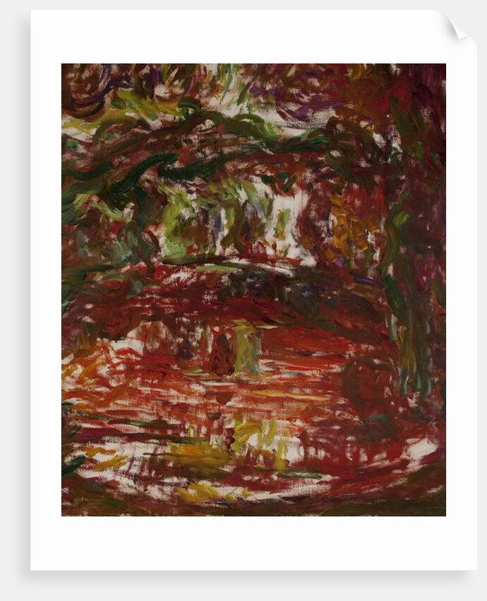 The Japanese Bridge at Giverny, detail, 1918-24 by Claude Monet