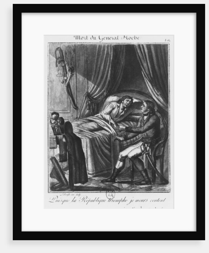 Death of General Louis Lazare Hoche on 19th September 1797 by French School