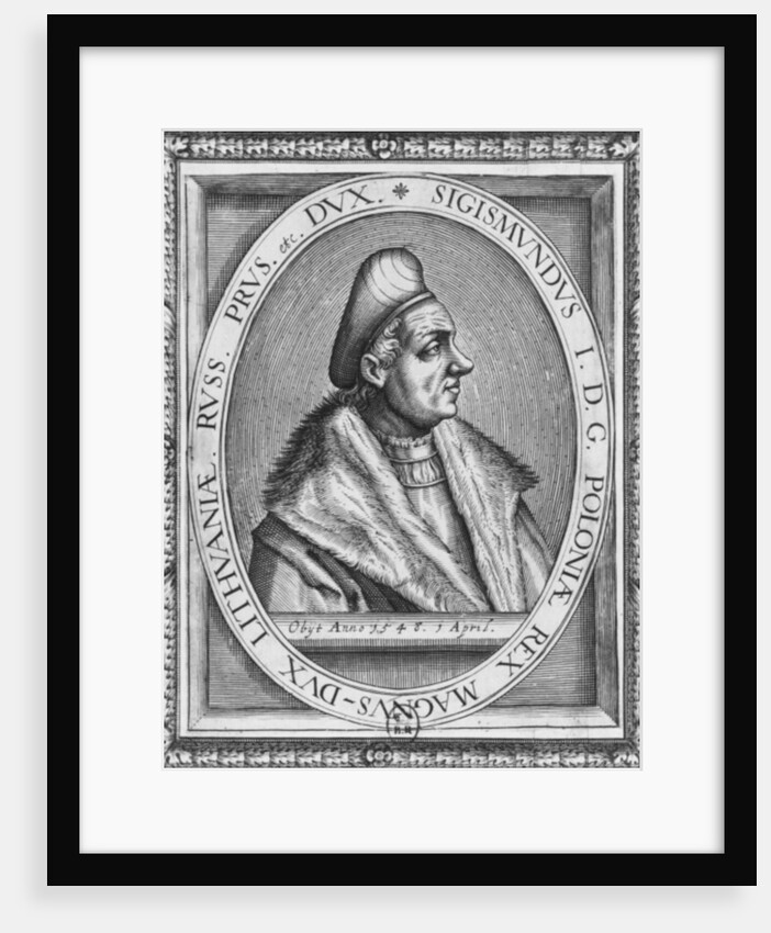 Sigismund I, King of Poland and Grand Duke of Lithuania by French School