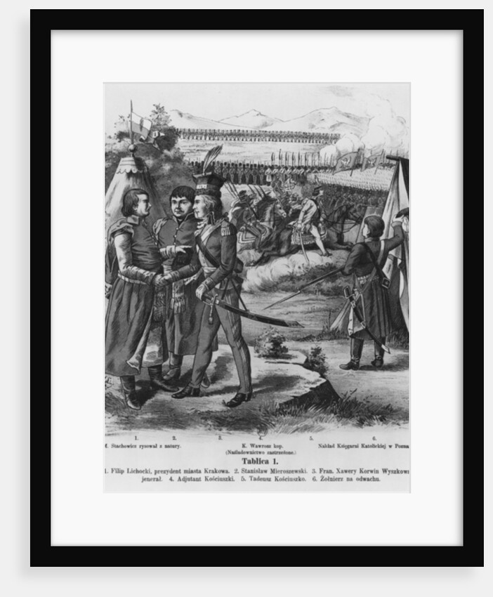 The army of Tadeusz Kosciuszko, 1794 by Polish School