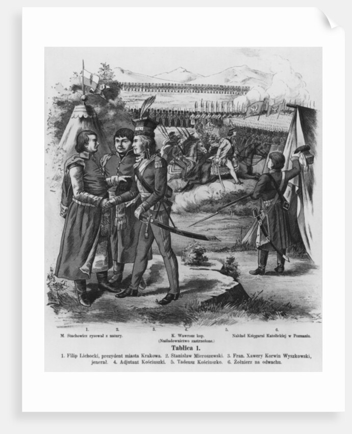 The army of Tadeusz Kosciuszko, 1794 by Polish School