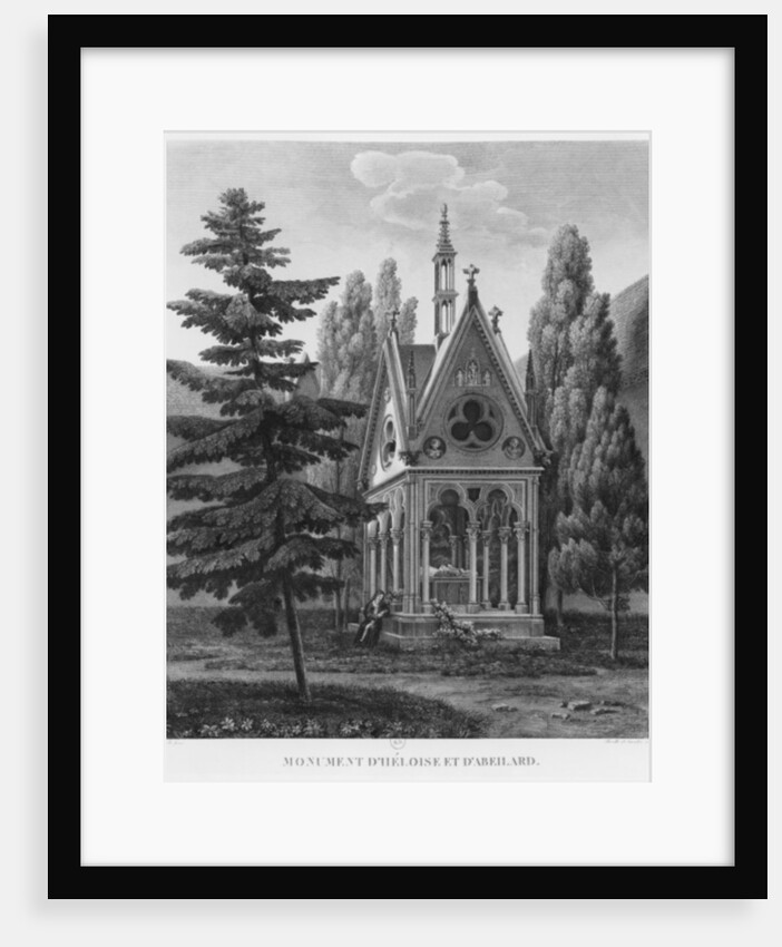 Tomb of Heloise and Abelard, Musee des Monuments Francais by Jean Lubin Vauzelle