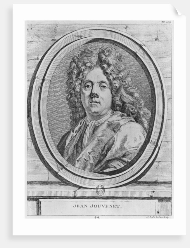 Portrait of Jean Jouvenet by Ange Laurent de Lalive de Jully