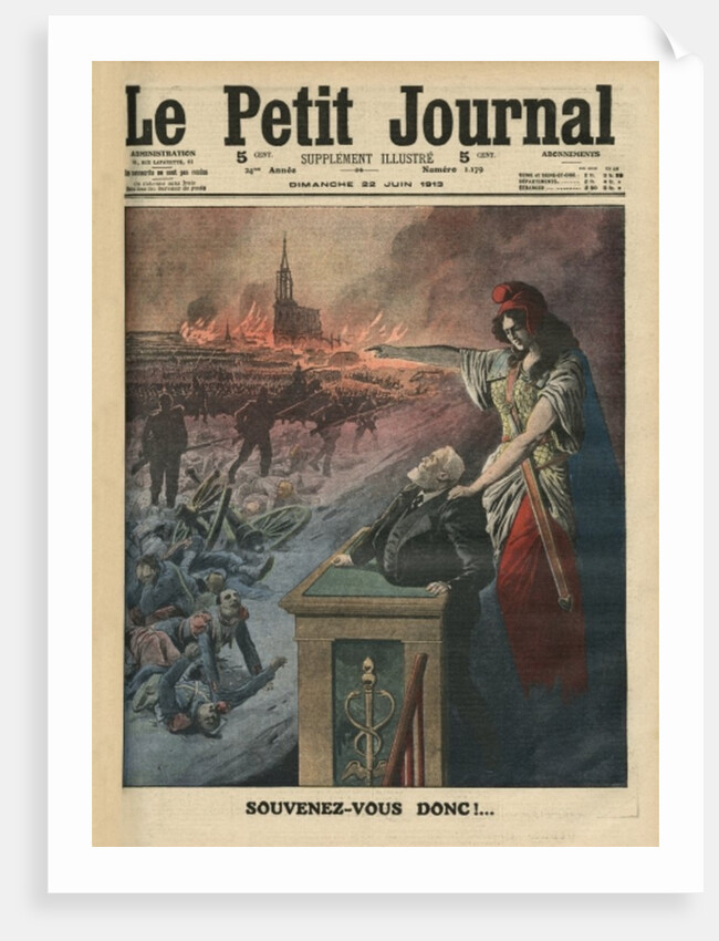 Disarmament of France, Jean Jaures and Marianne by French School