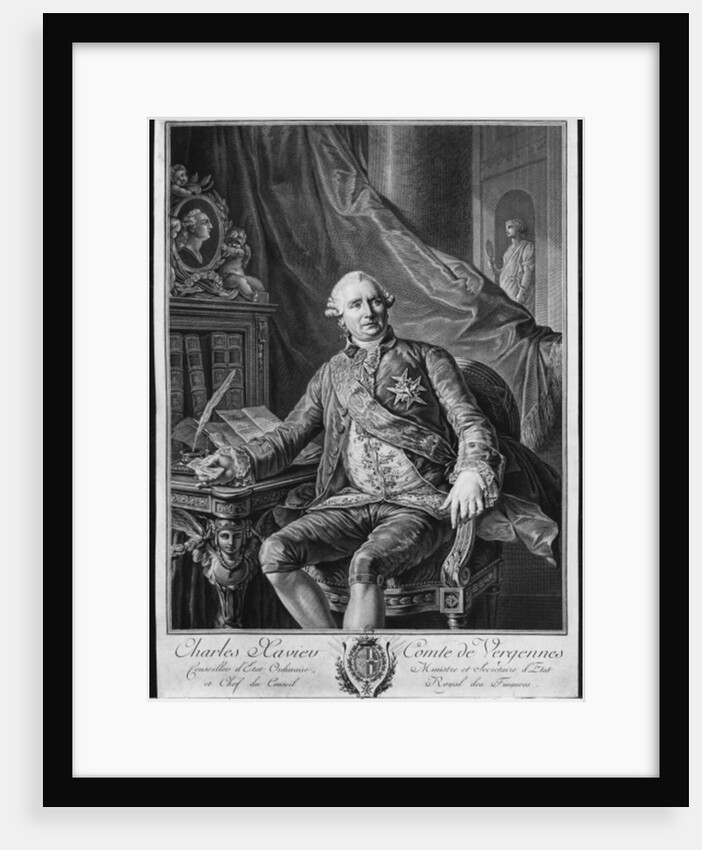 Charles Gravier, Count of Vergennes by Antoine Francois Callet