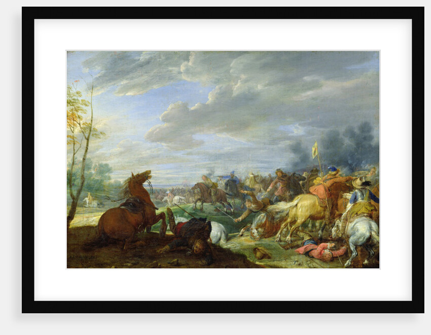 Shock cavalry by Adam Frans van der Meulen