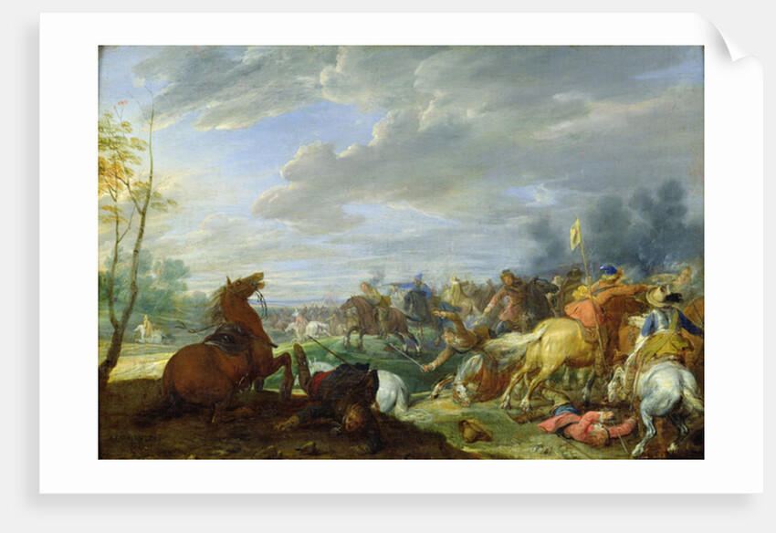 Shock cavalry by Adam Frans van der Meulen