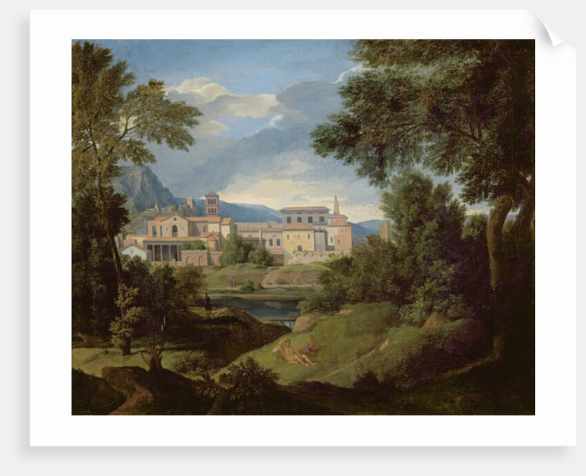 Italian landscape by Gaspard Poussin Dughet