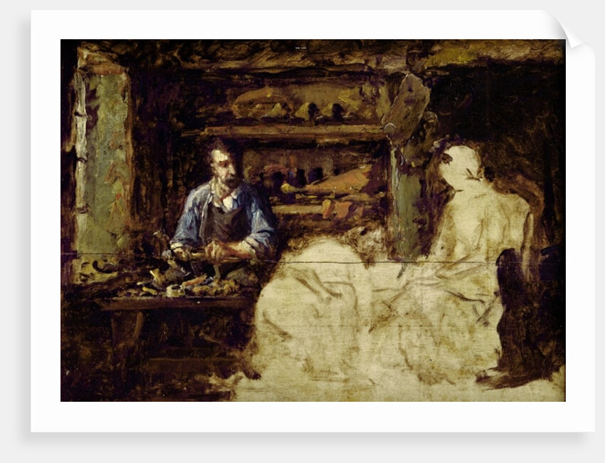 The Shoemaker of Reville, a town near Cherbourg by Guillaume Romain Fouace