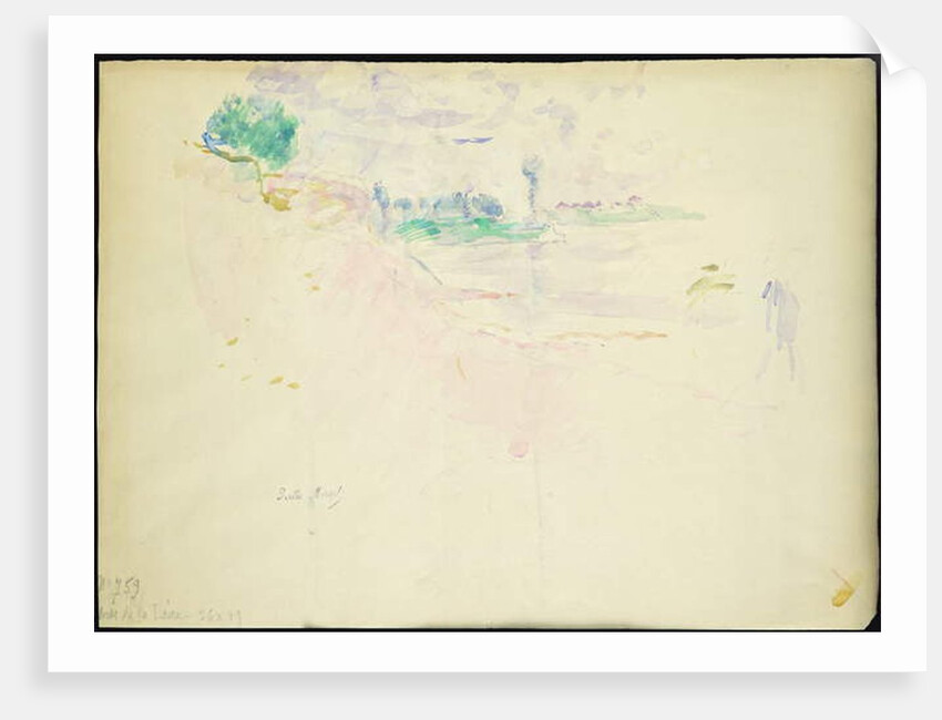 The banks of the Loire, 1887 by Berthe Morisot