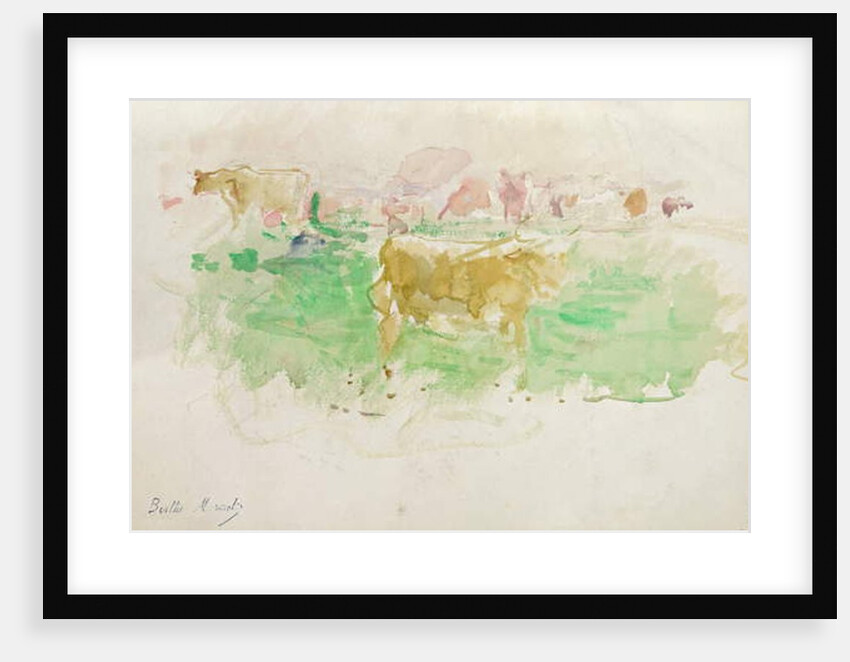 Cows in Normandy, 1880 by Berthe Morisot