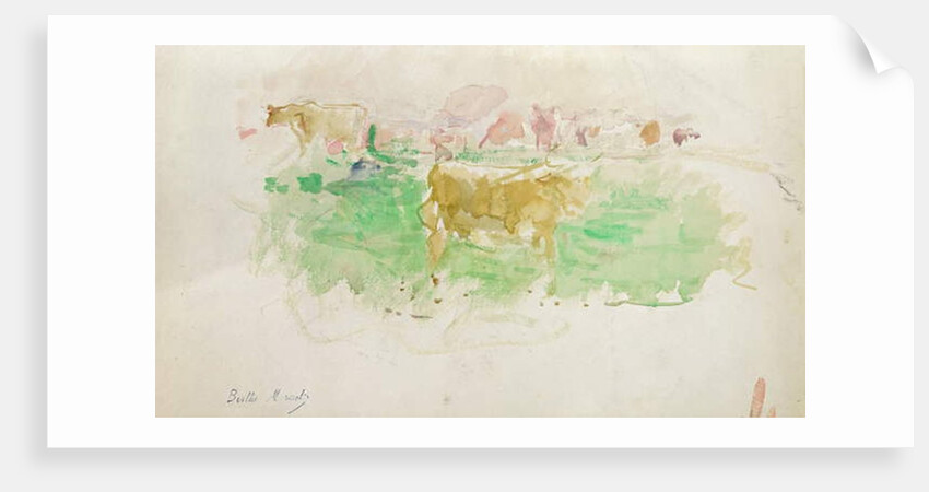 Cows in Normandy, 1880 by Berthe Morisot