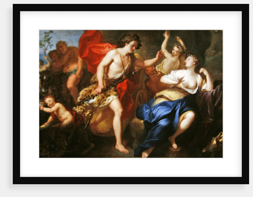 Bacchus and Ariadne by French School