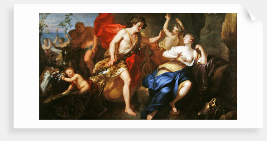 Bacchus and Ariadne by French School