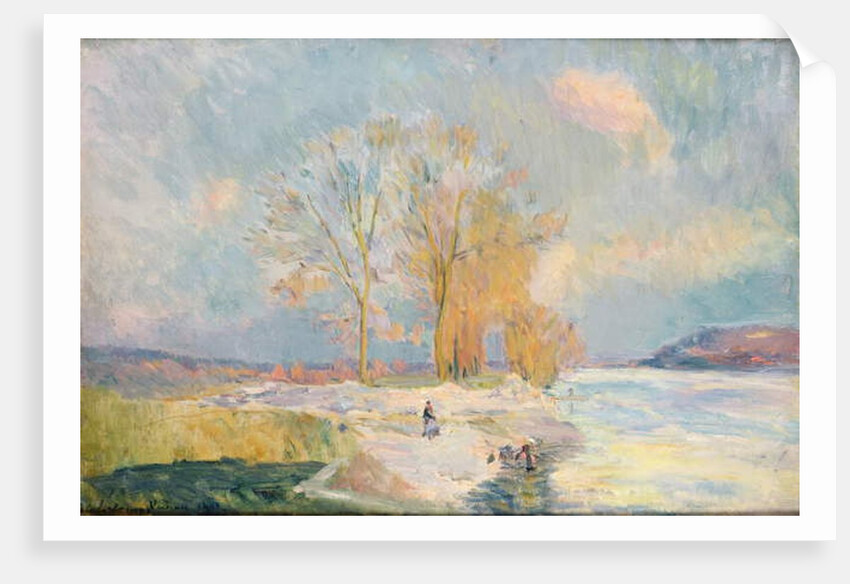 Banks of the Seine and Vernon in Winter, 1901 by Albert-Charles Lebourg
