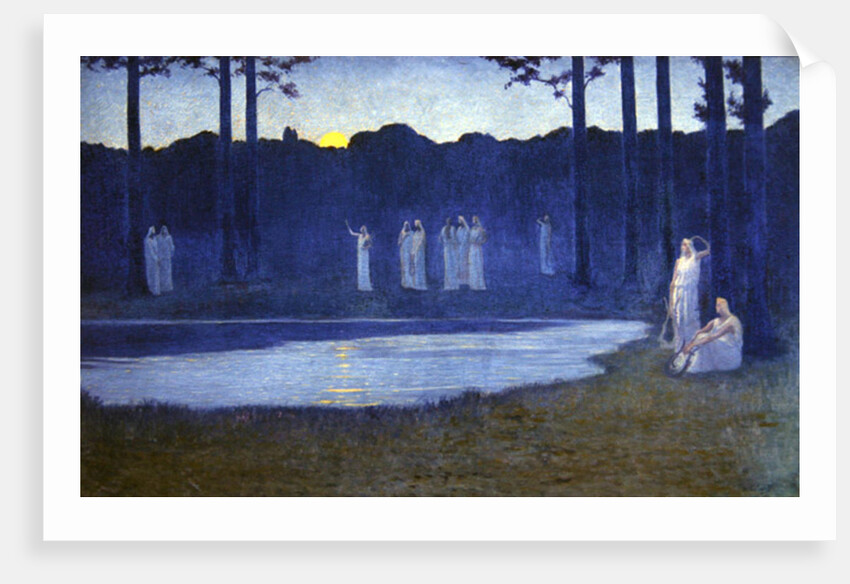 The Songs of the Night, 1896 by Alphonse Osbert