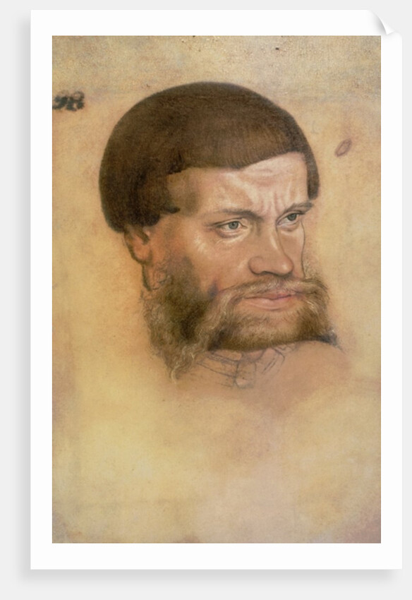 Portrait thought to be of John the Steadfast, Elector of Saxony by Lucas the Elder Cranach