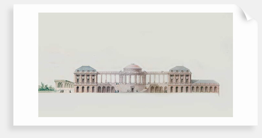 First design for the Chateau du Bouilh, Saint Andre de Cubzac, Aquitaine, c.1787 by Victor Louis