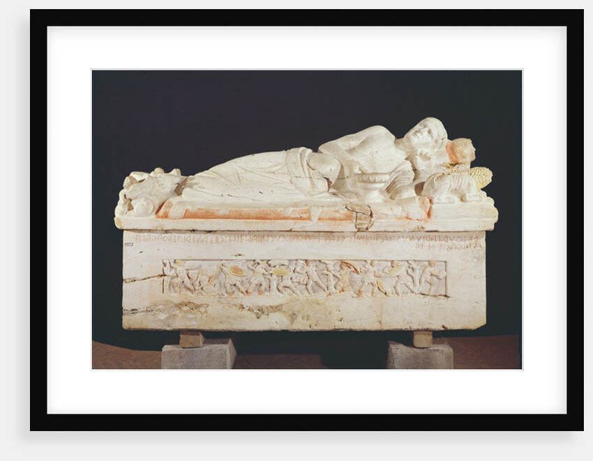 Sarcophagus of Velthur Partunus, 8th-1st century BC by Etruscan Etruscan