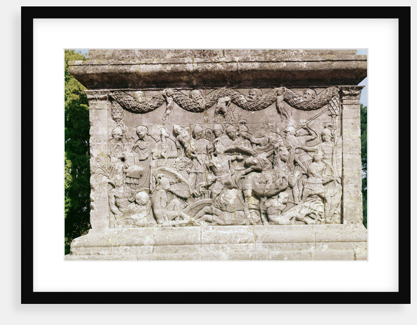 Detail of the mausoleum by Anonymous