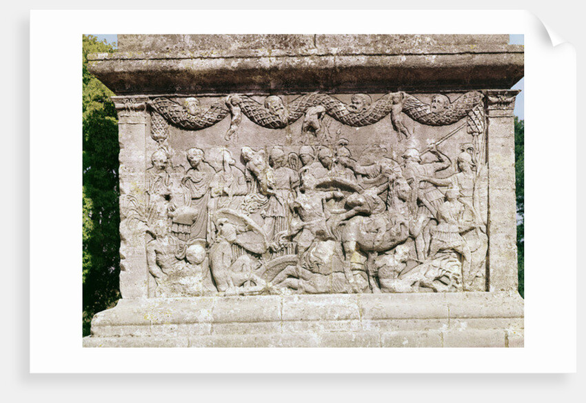 Detail of the mausoleum by Anonymous