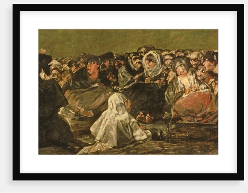 The Witches' Sabbath or The Great He-goat, c.1821-23 by Francisco Jose de Goya y Lucientes