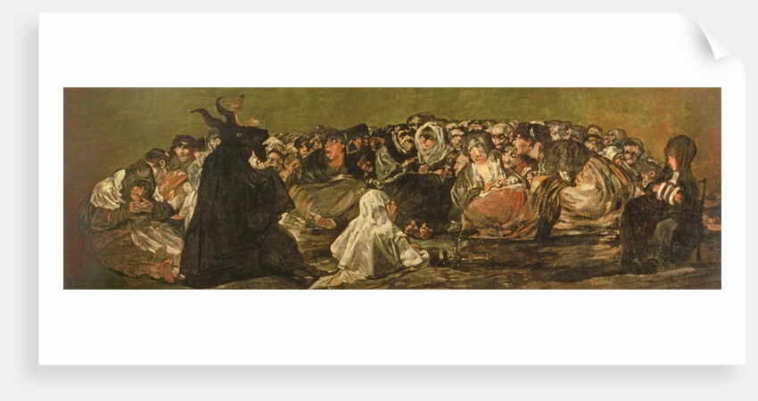 The Witches' Sabbath or The Great He-goat, c.1821-23 by Francisco Jose de Goya y Lucientes