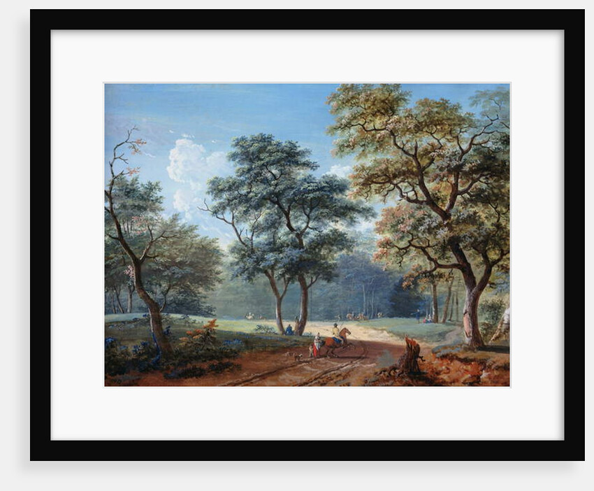 The Bois de Boulogne, 1797 by Lazare Bruandet