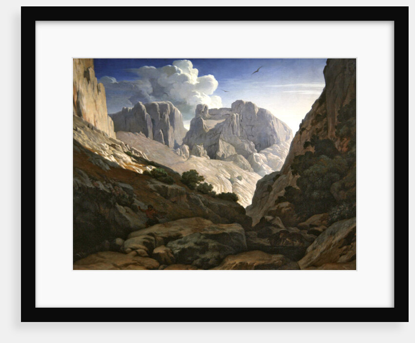 The Gorges of Atlas, 1843 by Paul Jean Flandrin