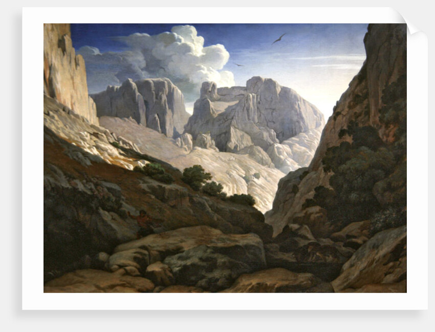 The Gorges of Atlas, 1843 by Paul Jean Flandrin