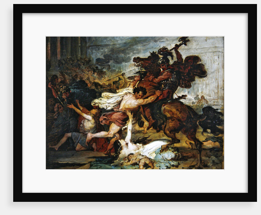 Sketch of The Ransack of Jerusalem by the Romans, 1824 by Francois Joseph Heim