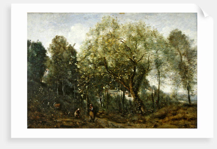 Le Catalpa, memory of Ville-d'Avray, 1869 by Jean Baptiste Camille Corot