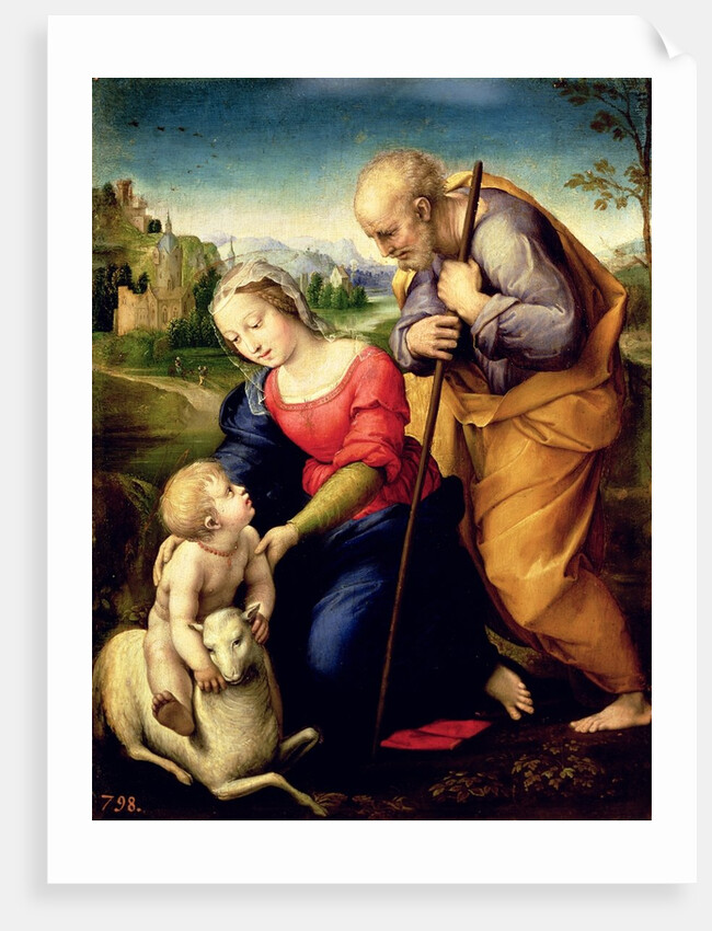 The Holy Family with a Lamb, 1507 by Raphael