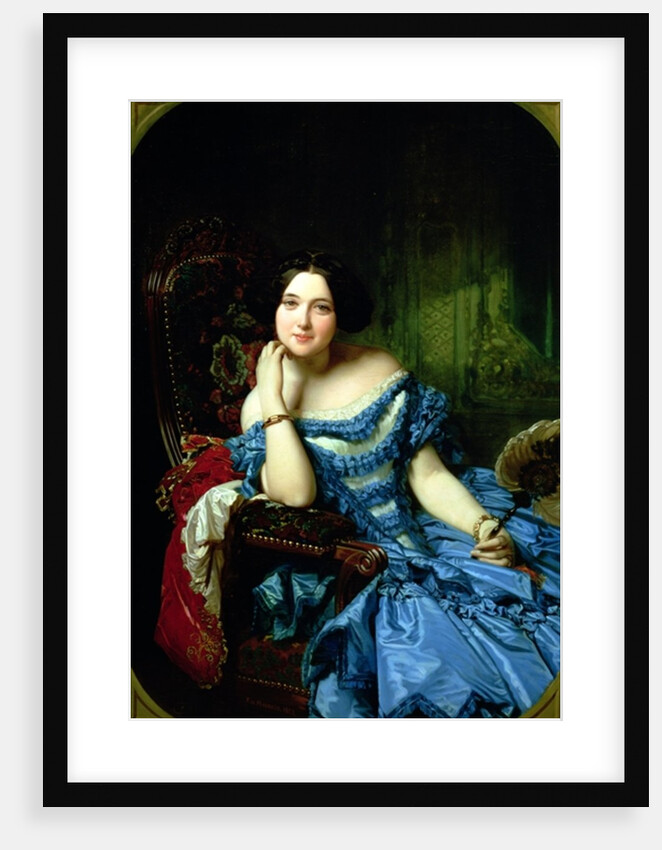 Portrait of Amalia de Llano y Dotres, Countess of Vilches, 1853 by Federico de Madrazo y Kuntz