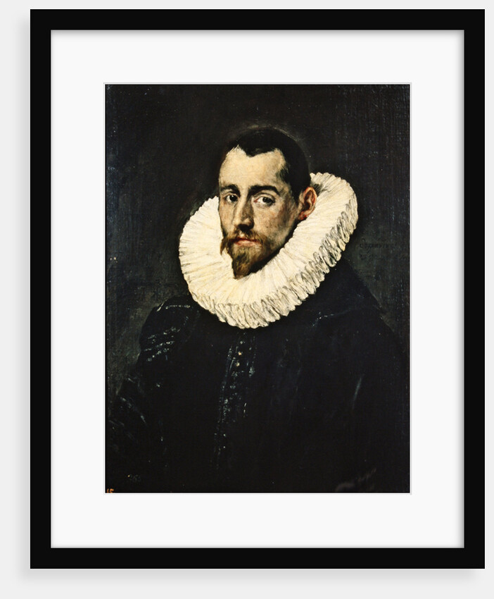 Portrait of a young knight by El Greco