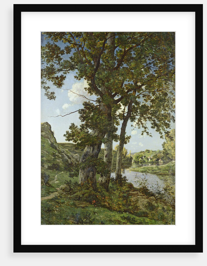 The Oaks of Chateau-Renard, 1875 by Henri-Joseph Harpignies