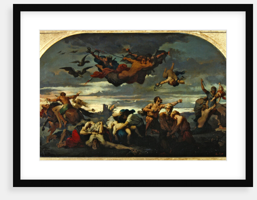 War, 19th century by Henri Lehmann