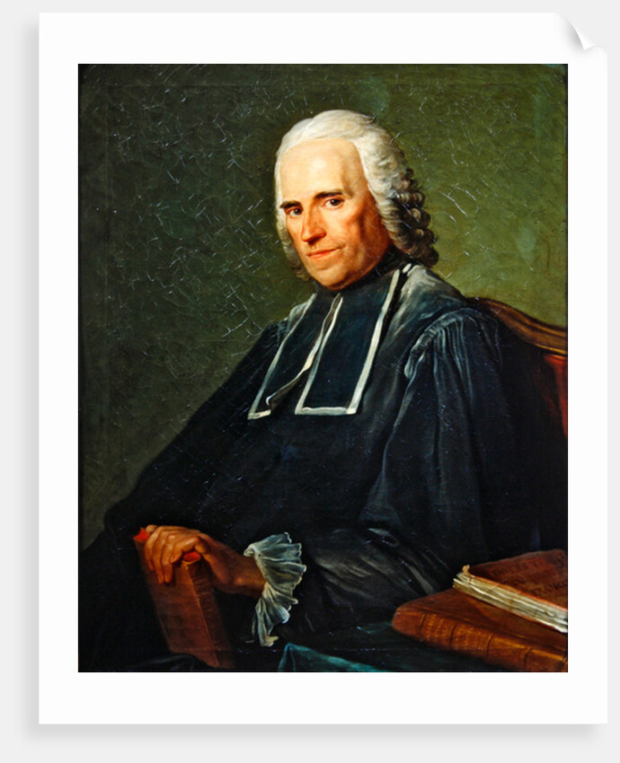 Portrait of Robert Joseph Pothier, c.1760-70 by Simon Bernard Le Noir